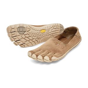 Vibram CVT-Hemp Khaki Womens Casual Shoes | India-752014